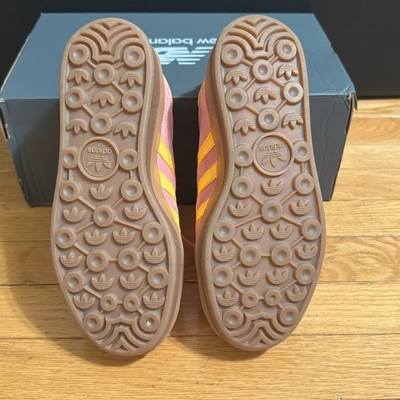 Adidas Gazelle Bold Pink and Yellow, Women’s 6.5 - Picture 4 of 5
